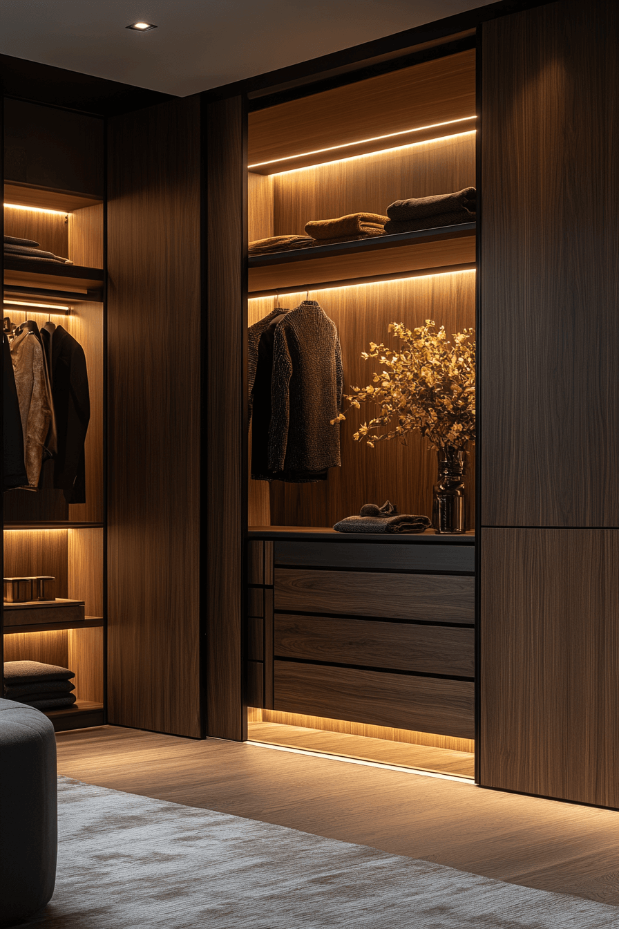 27+ Luxury Closets Design Ideas Perfect for Modern Homes 8 Hidden Vanity Mirror Wardrobe