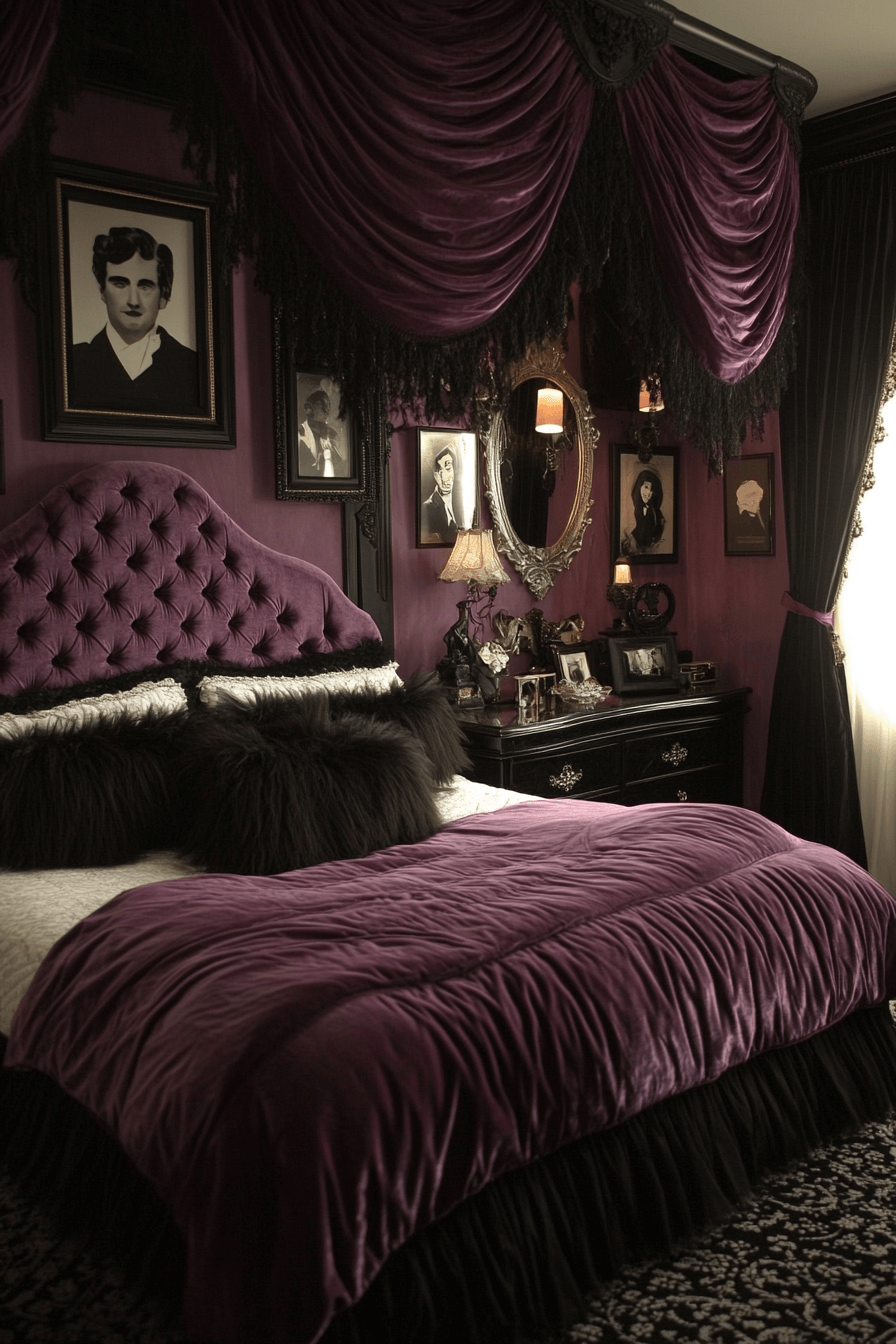 18+ Vintage Bedroom Ideas That Capture Old-World Elegance With Ease 8 Hollywood Glam Vintage Bedroom