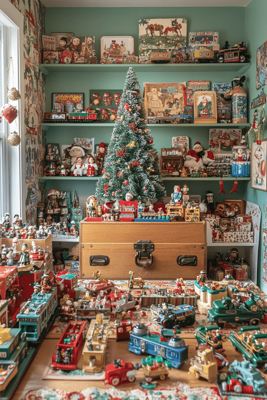 17+ Vintage Christmas Decor Ideas That Bring Nostalgic Charm Home 8 Nostalgic Holiday Playroom