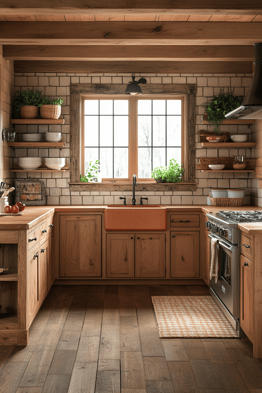 16+ Kitchen Cabinet Color Ideas That Elevate Everyday Living 8 Rustic Terracotta Warmth