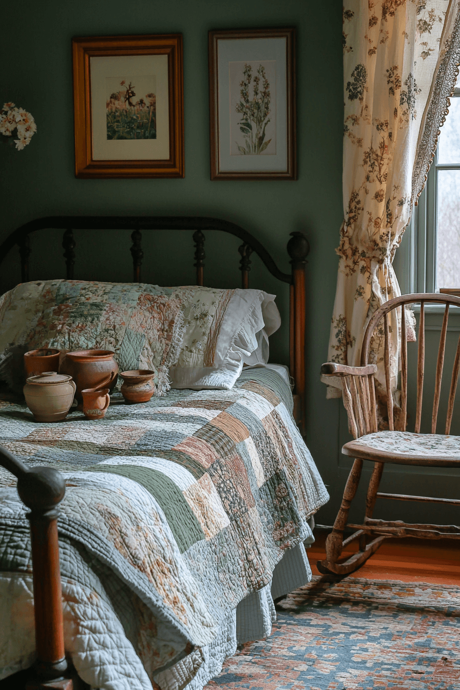 18+ Sage Green Farmhouse Bedroom Ideas to Inspire a Peaceful Atmosphere 8 Sage Green Homestyle Comfort