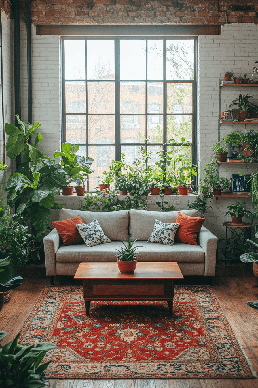 15+ Indoor Gardening Ideas for Turning Apartments Into Green Sanctuaries 8 Window Plant Displays