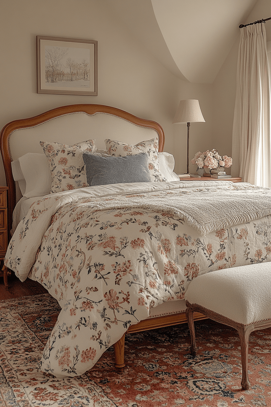 18+ Modern Vintage Bedroom Designs That Add Depth and Personality 9 Art Nouveau Elegance Bedroom