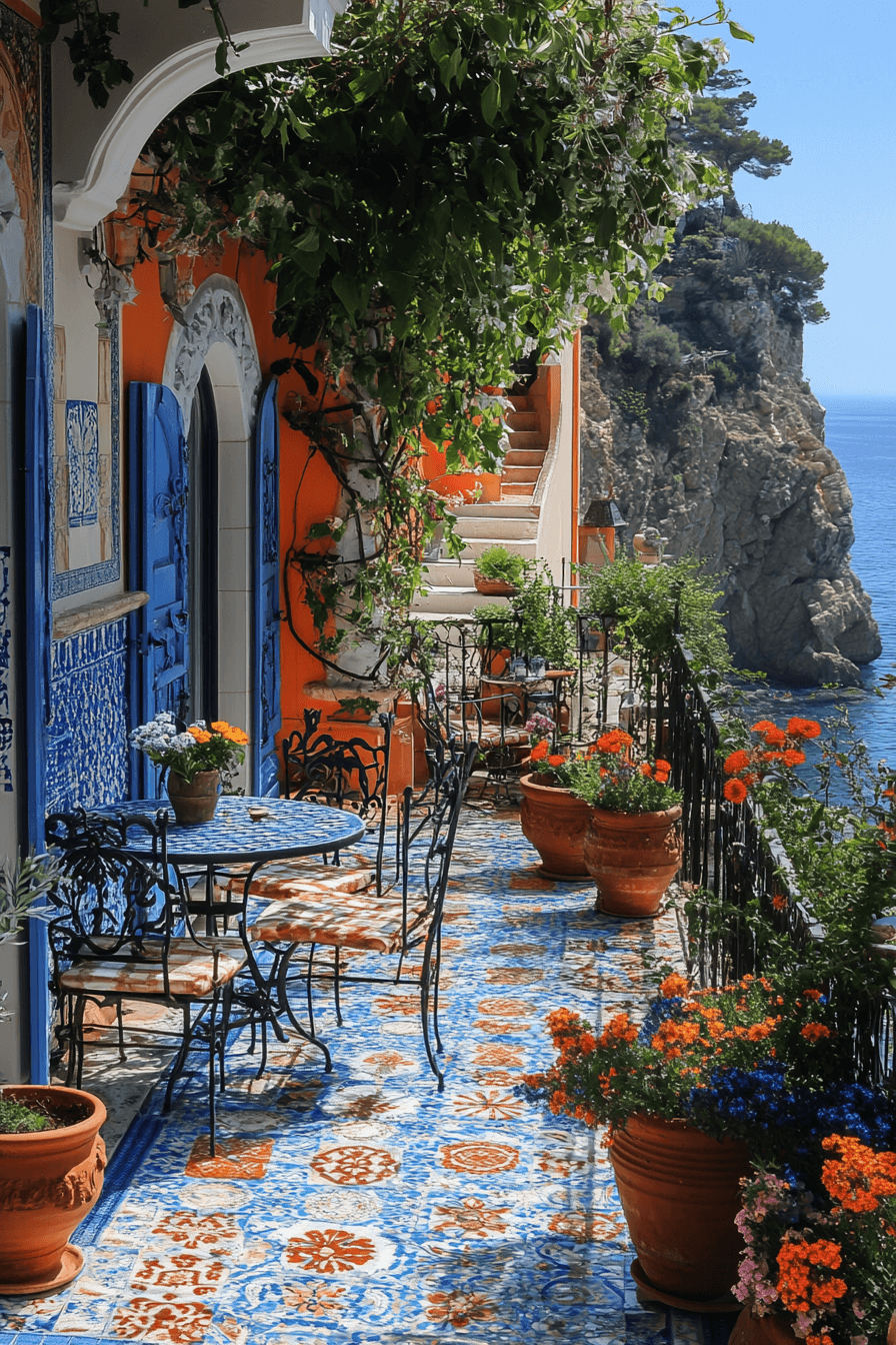 19+ Small Apartment Balcony Ideas to Inspire a Space Full of Charm 9 Coastal Mediterranean Vibes