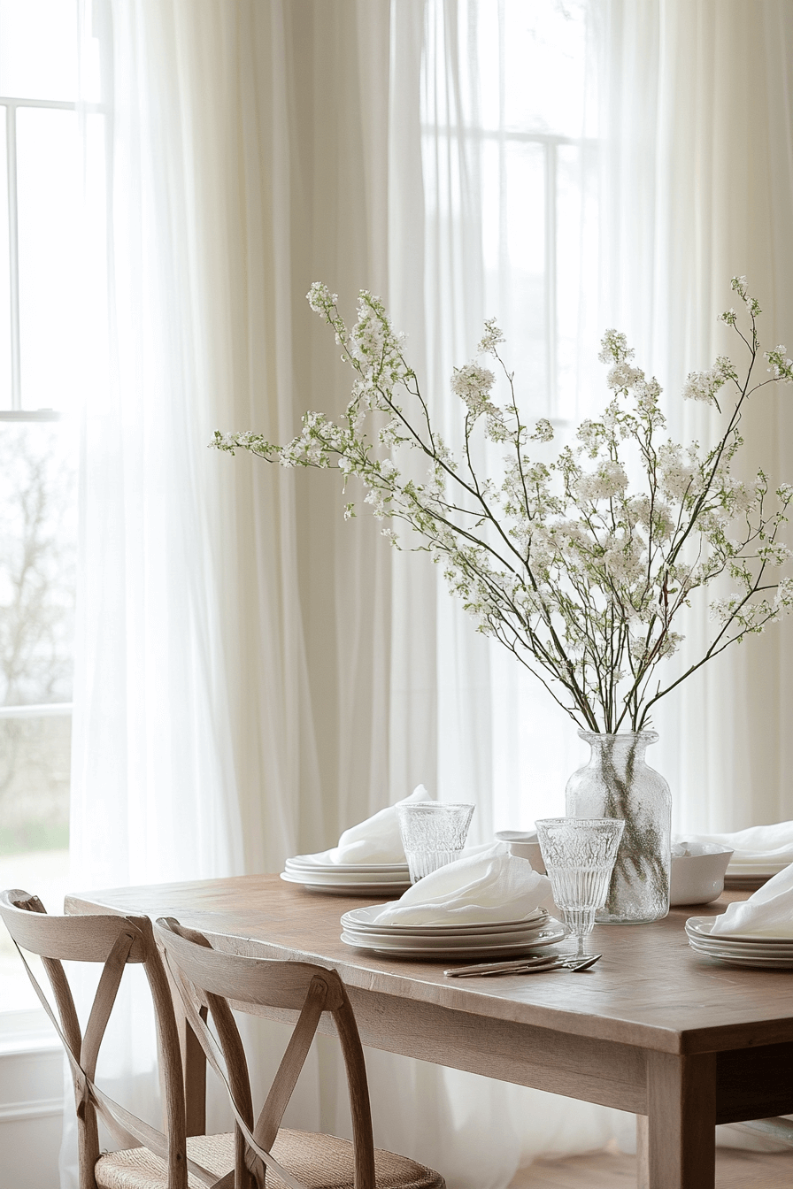 16+ Boho Window Treatments That Add Depth Through Layers and Patterns 9 Dreamy Voile