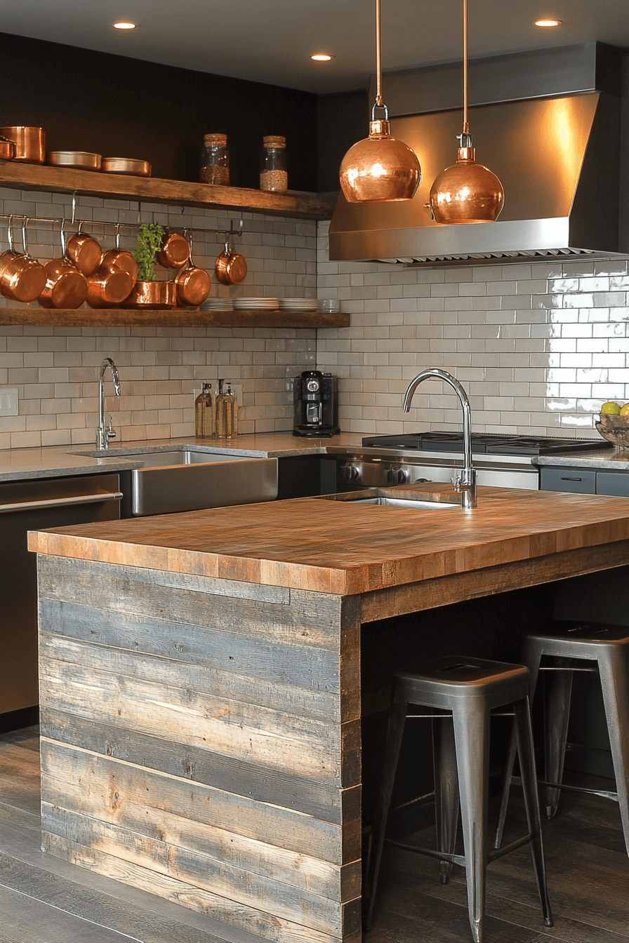 17+ Rustic Kitchen Ideas That Highlight Natural Beauty and Texture 9 Eco Friendly Rustic Chefs Kitchen