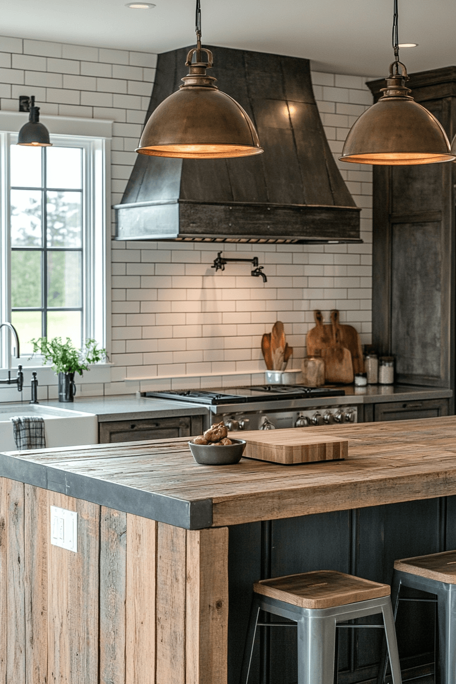 17+ Industrial Farmhouse Kitchen Designs That Bring Comfort and Edge Together 9 Efficient Farmhouse Kitchen Design