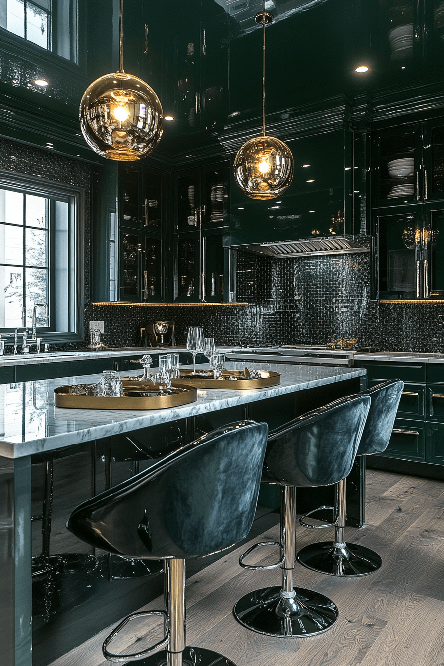 18+ Kitchen Decorating Ideas That Make Cooking More Enjoyable 9 High Gloss Modernity