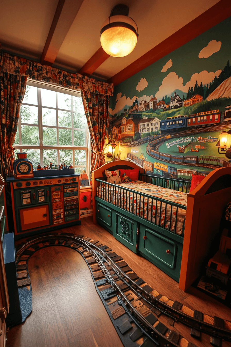 20+ Nursery Room Ideas for a Boy to Inspire Everyday Happiness 9 Little Conductors Cabin