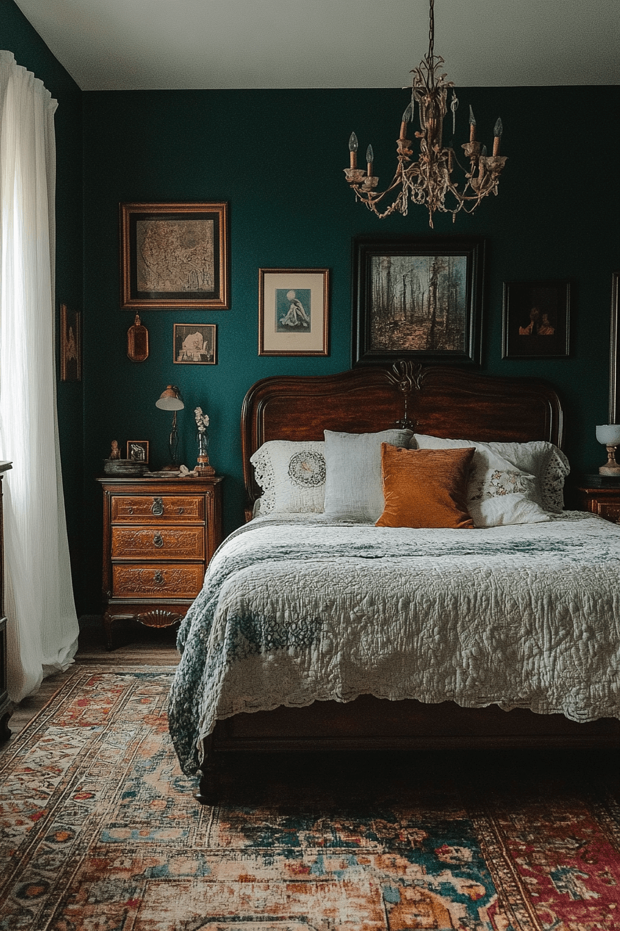 15+ Dark Teal Bedroom Ideas That Make a Statement With Style 9 Mysterious Dark Teal Bedroom Suite