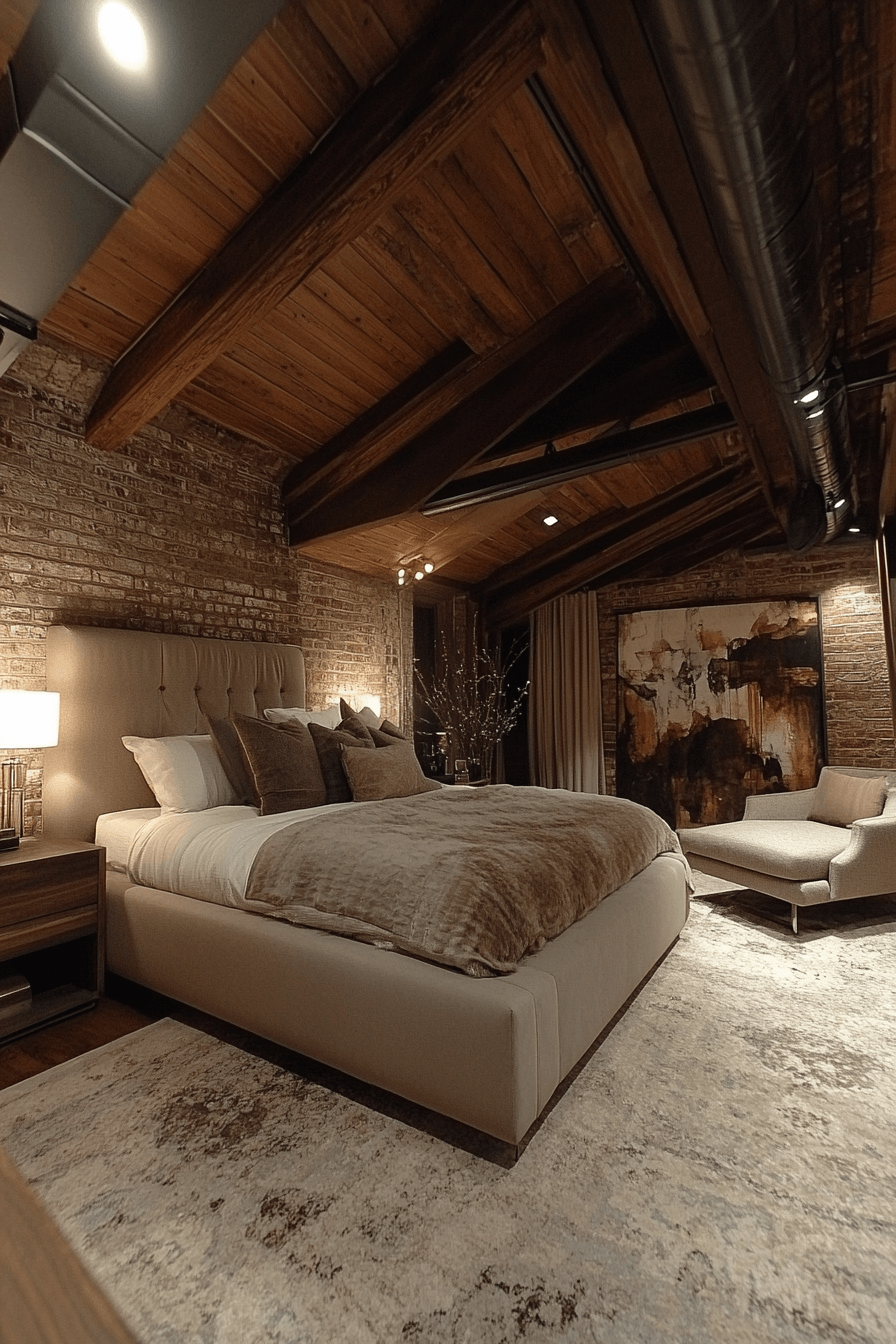 15+ Attic Bedroom Ideas to Design a Chic and Affordable Makeover 9 Plush Velvet Loft