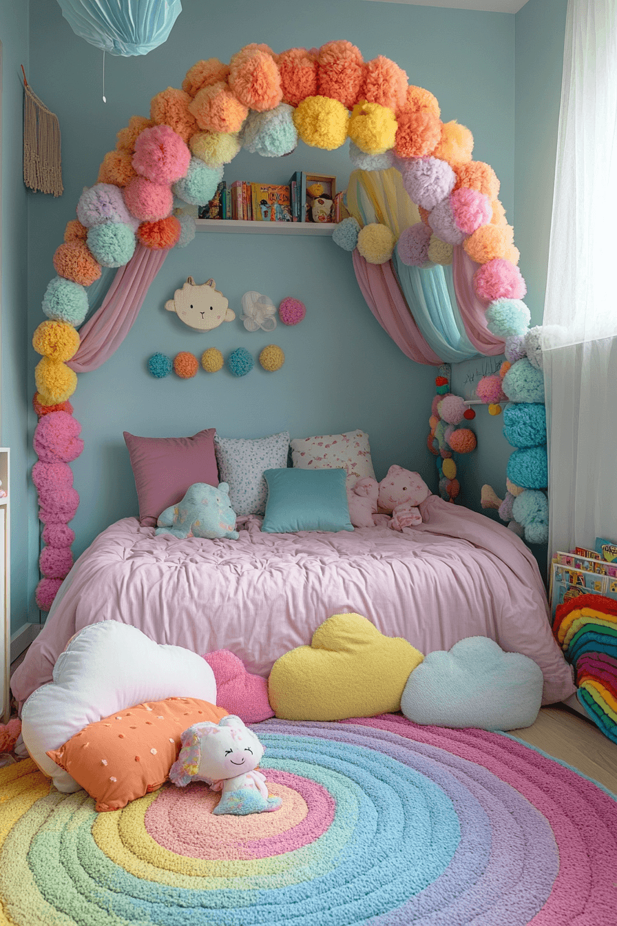 15+ Boho Bedroom Ideas for Kids That Make Rooms Feel Warm and Welcoming 9 Rainbow Dreams