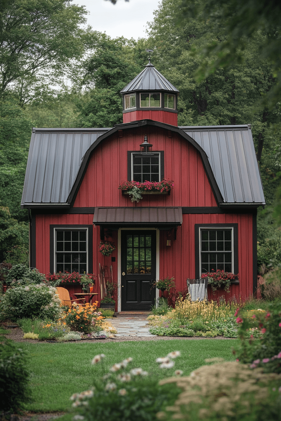 16+ Small Barn House Ideas for a Bright and Airy Country Home Feel 9 Snug Barn Living