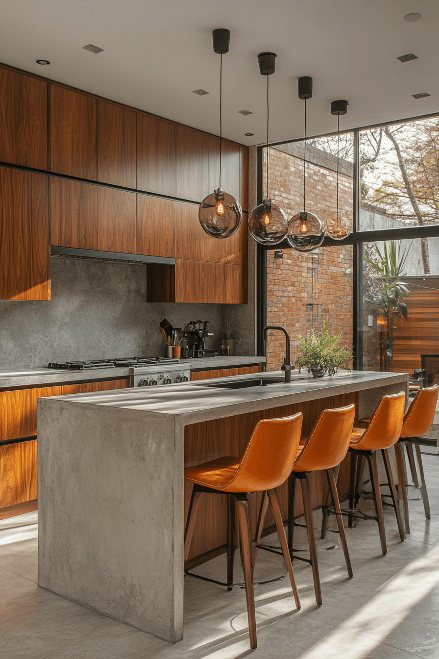 19+ Mid Century Modern Kitchen Ideas That Blend Retro and Timeless Style 9 Teak Classic Kitchen