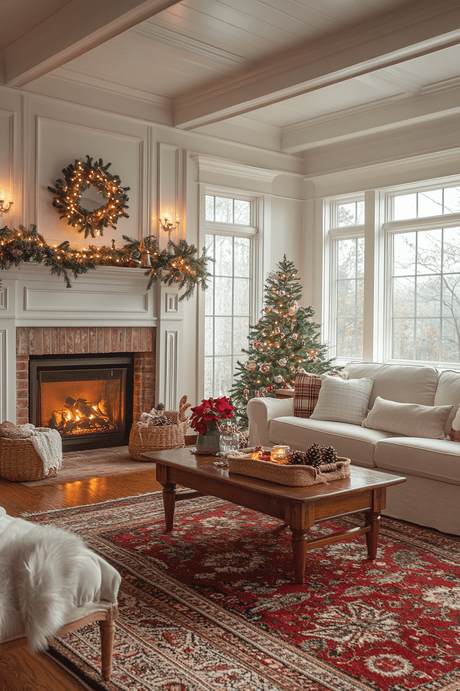15+ Christmas Aesthetic Ideas That Bring Holiday Magic to Every Corner 9 Traditional Holiday Heart