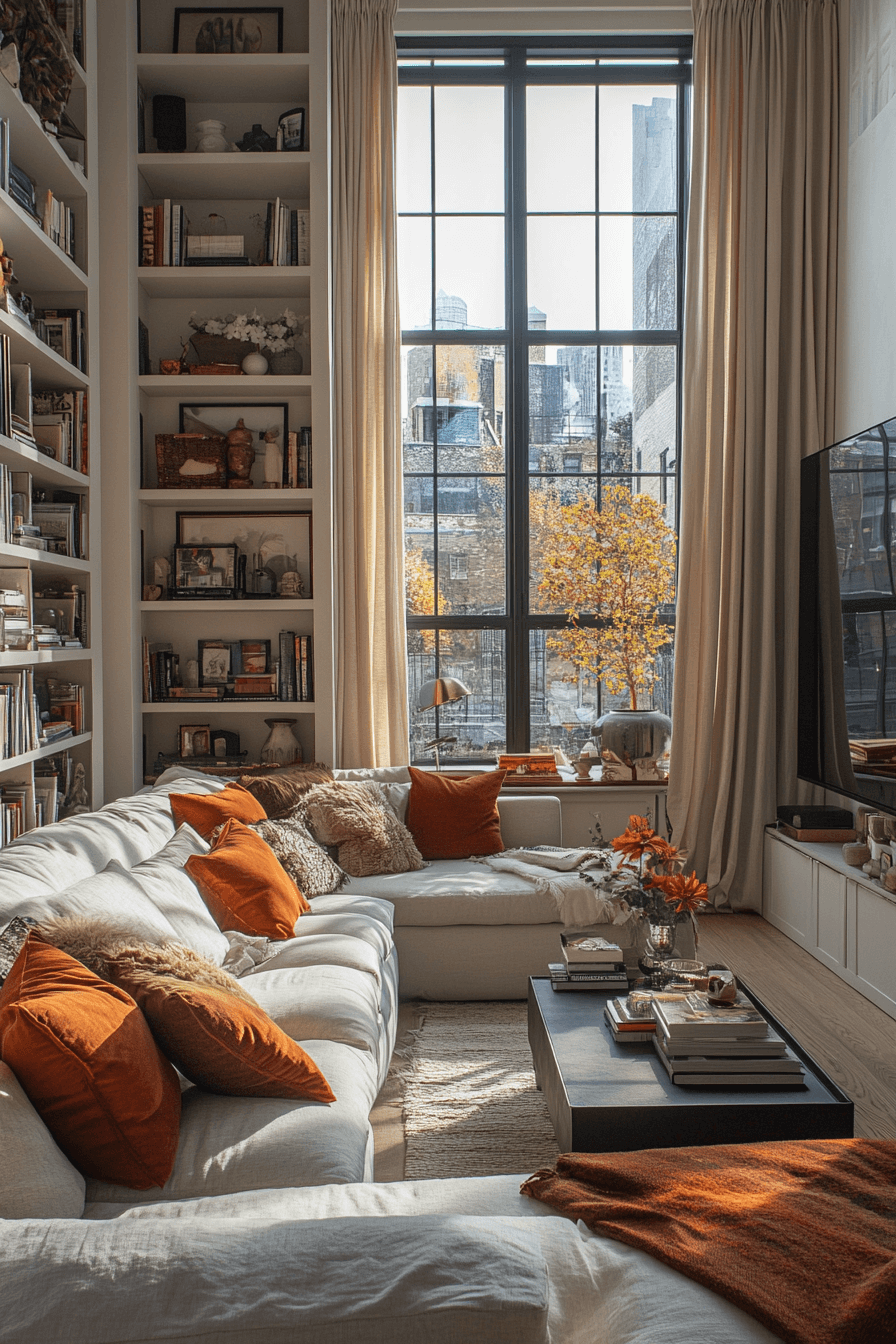 18+ Tiny Living Room Ideas for Making Every Inch Count With Style 9 Vertical Storage Hacks