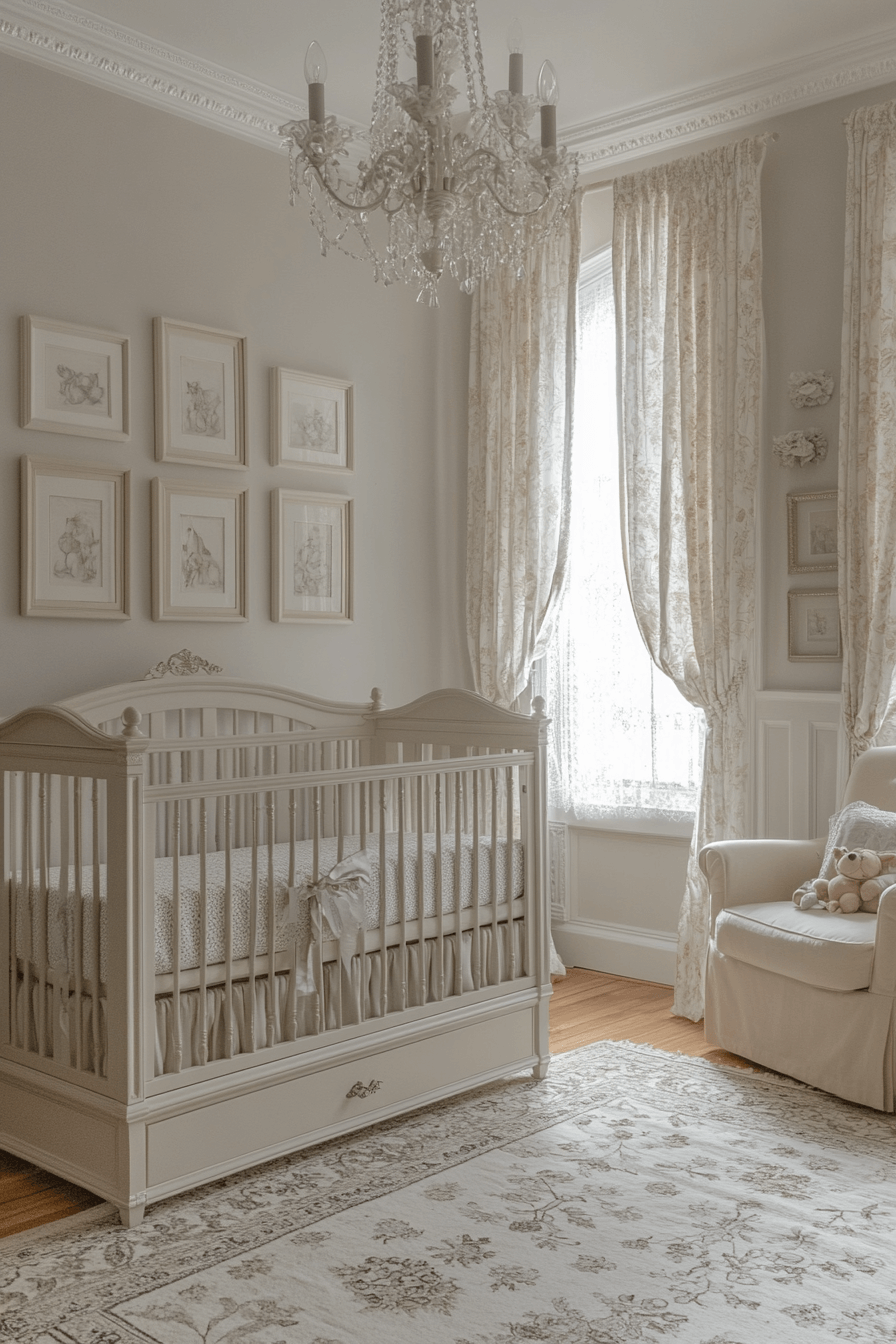 19+ Vintage Modern Nursery Ideas to Create a Unique and Memorable Space 9 Victorian Baby Haven