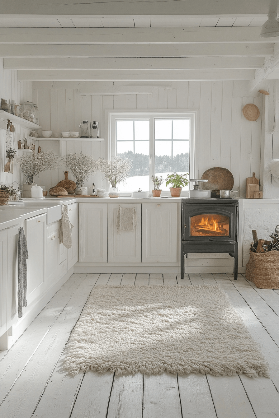 18+ Nordic Kitchen Inspiration That Highlights Natural Beauty 9 Whisper White Haven