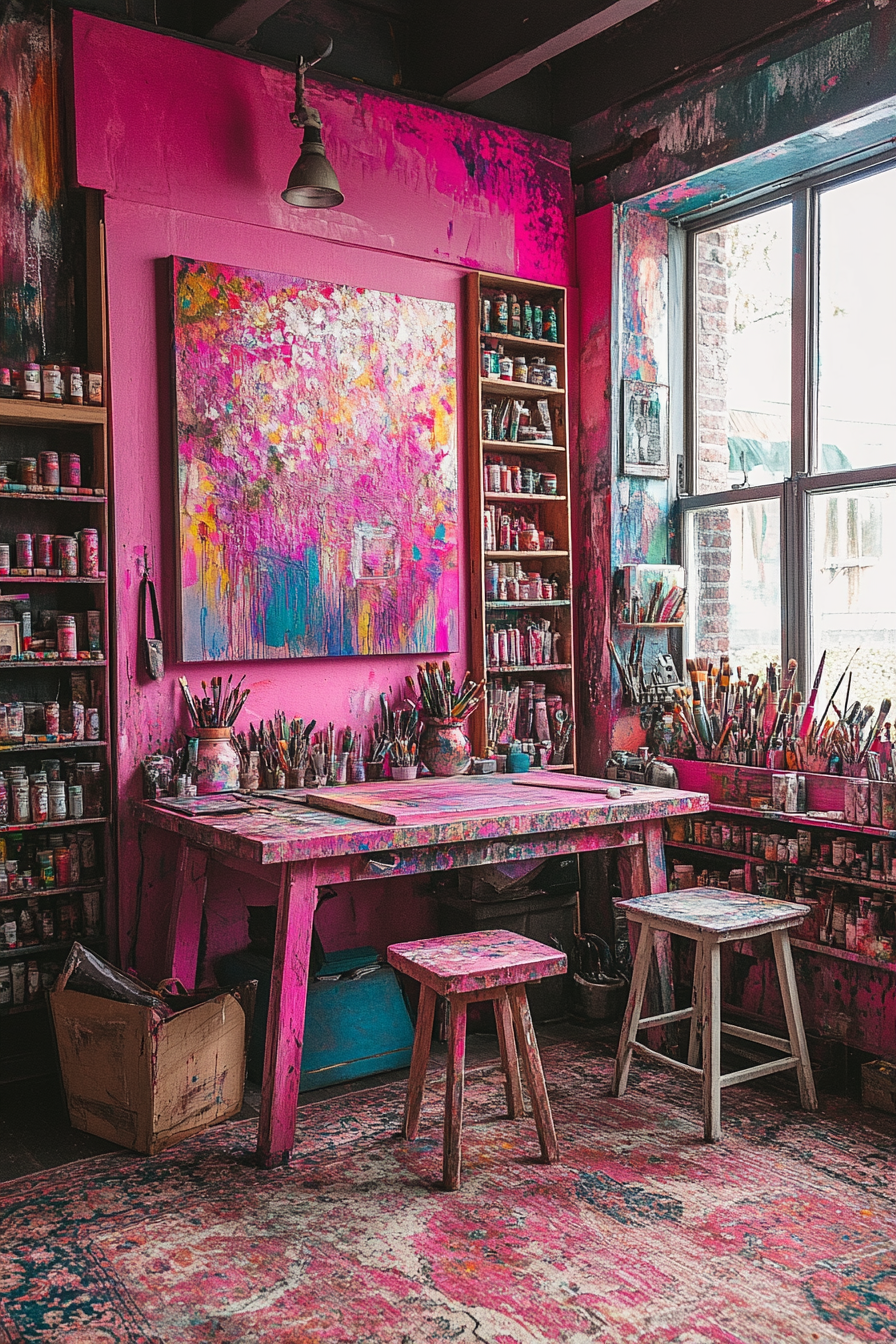 creative pink art studios 1