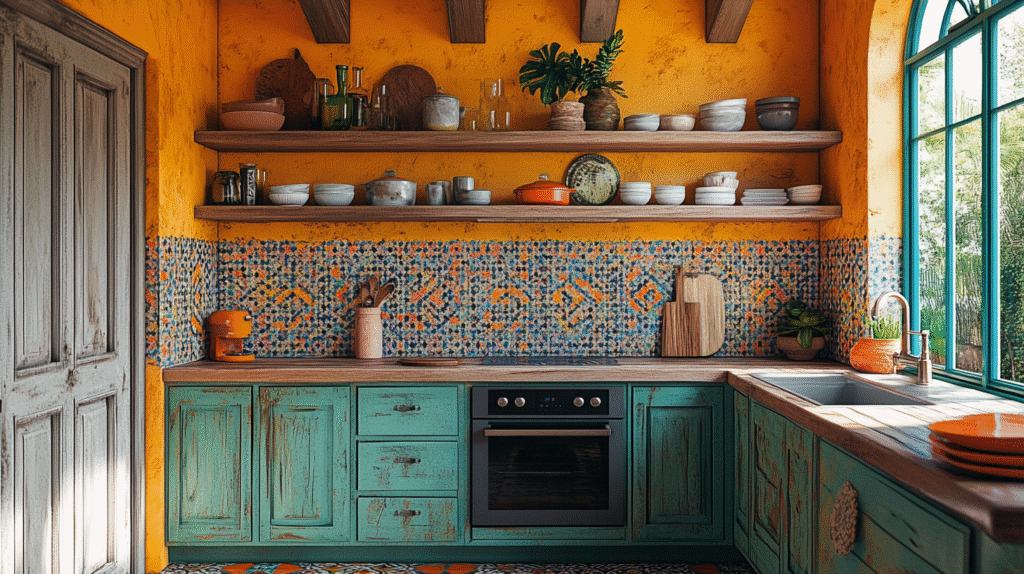 17+ Afrohemian Decor Kitchen Inspiration That Blends Art and Functionality afrohemian decor kitchen