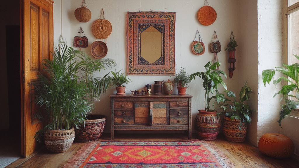 15+ Boho Entryway Ideas That Create a Warm First Impression boho entryway ideas