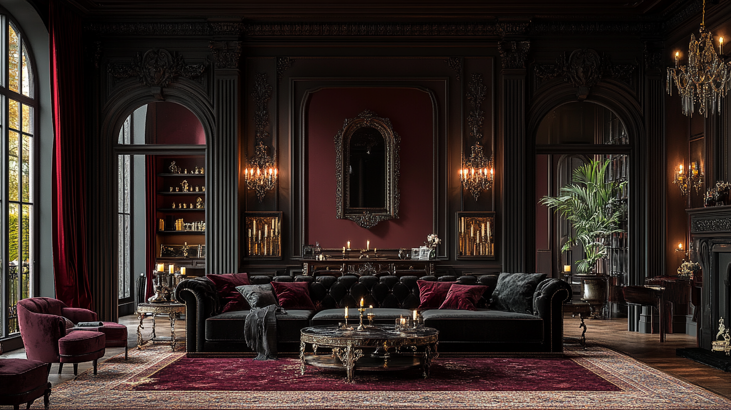 23+ Dark Maximalism Designs That Celebrate Depth and Detail - Trendzified