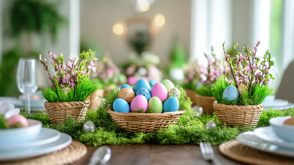 24+ Easter Table Decorations That Make Guests Feel Truly Welcome easter table decorations