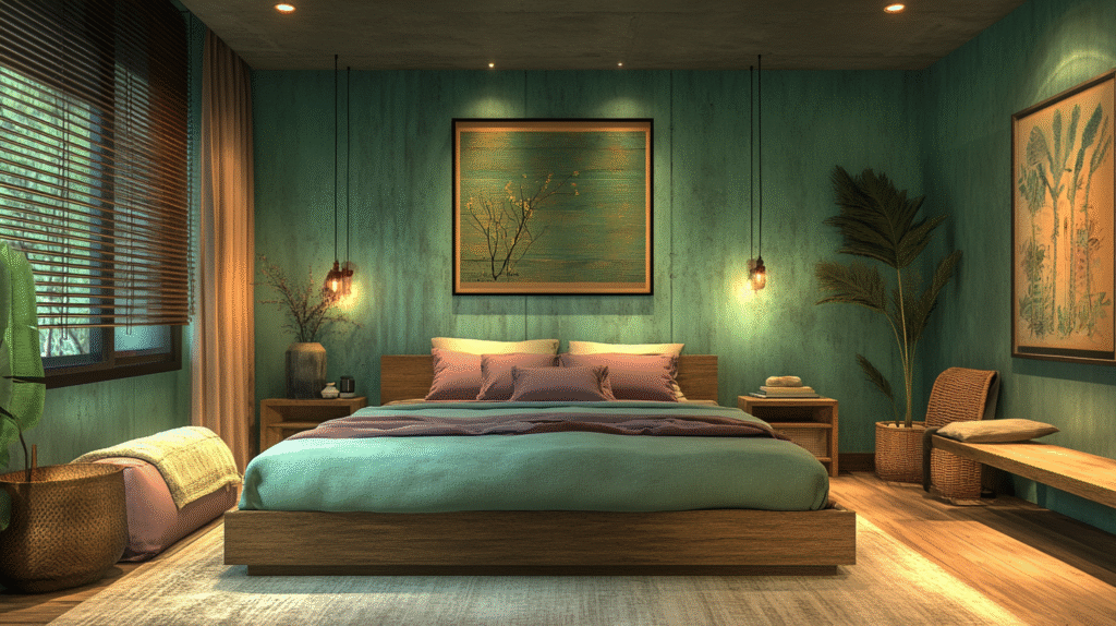 19+ Green and Pink Bedroom Ideas That Balance Bold and Soft Tones green and pink bedroom
