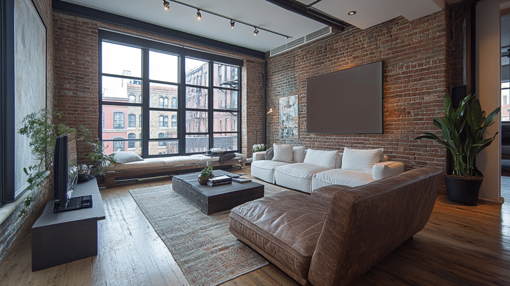 15+ Industrial Living Room Looks to Create a Chic Urban Vibe industrial living room