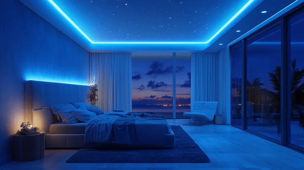 17+ Minimal Blue Bedroom Looks Perfect for Modern Living minimal blue bedroom