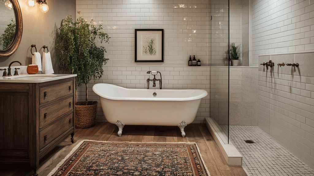 17+ Transitional Bathroom Design Looks That Make Any Home Shine transitional bathroom design