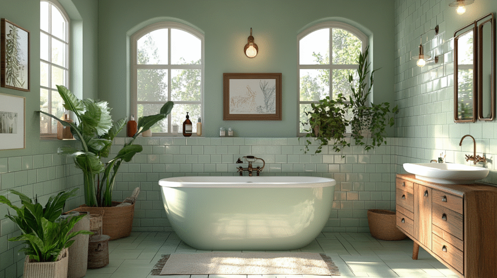 18+ Vintage Modern Bathroom Designs That Capture Classic Elegance With Modern Flair vintage modern bathroom