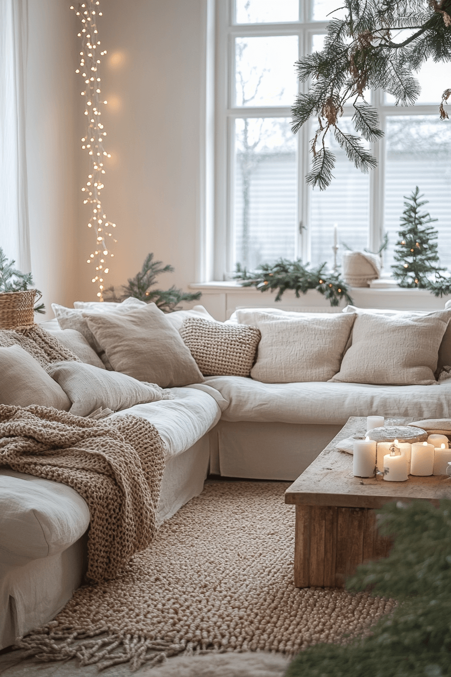 29 Cozy Christmas Decor Inspirations for a Warm and Merry Holiday 1 Snow Kissed Scandinavian Magic