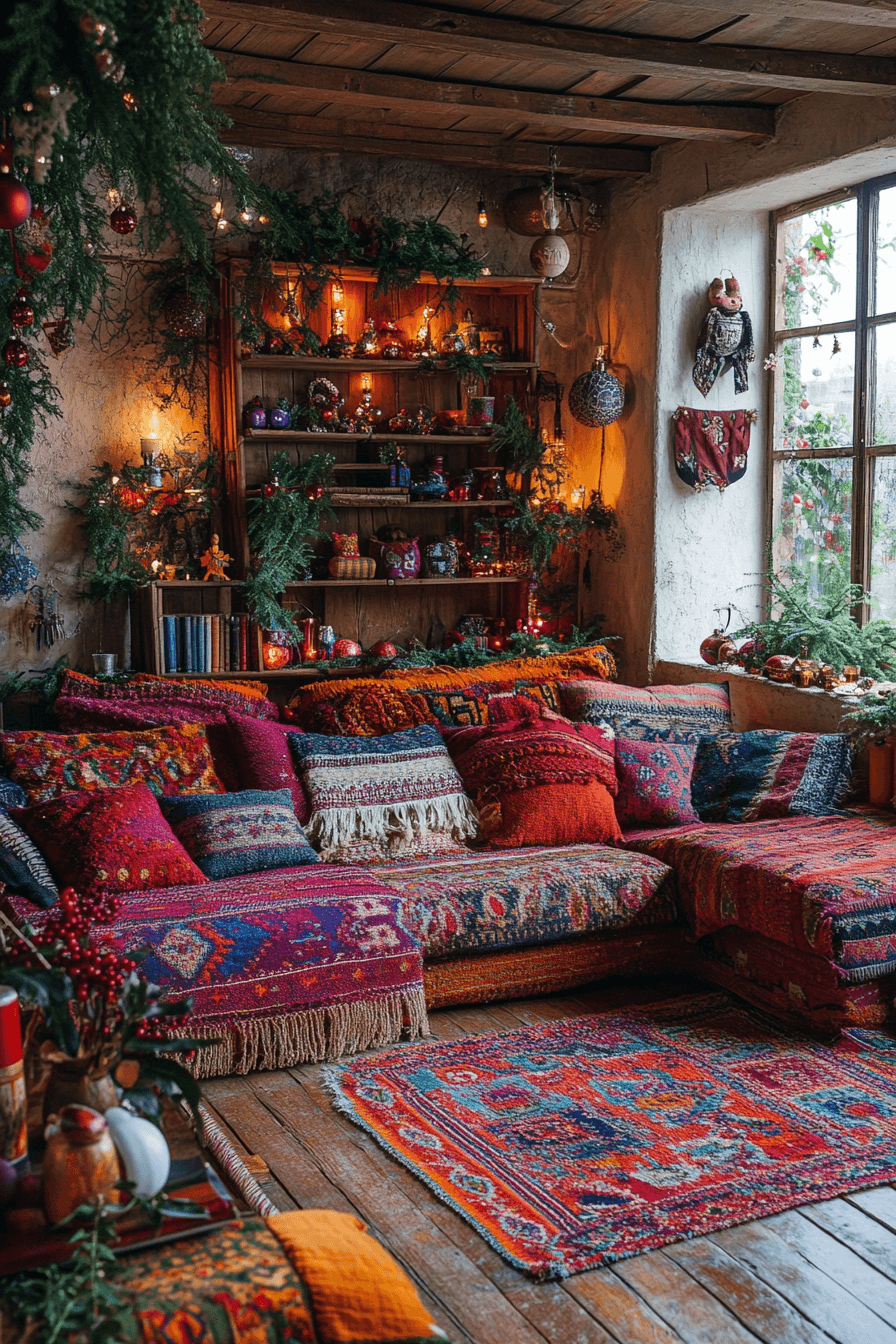 29 Cozy Christmas Decor Inspirations for a Warm and Merry Holiday 10 Boho Noel Magic