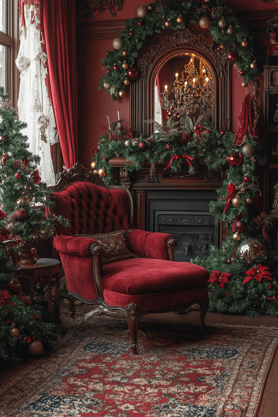 29 Cozy Christmas Decor Inspirations for a Warm and Merry Holiday 4 Vintage Yuletide Joy