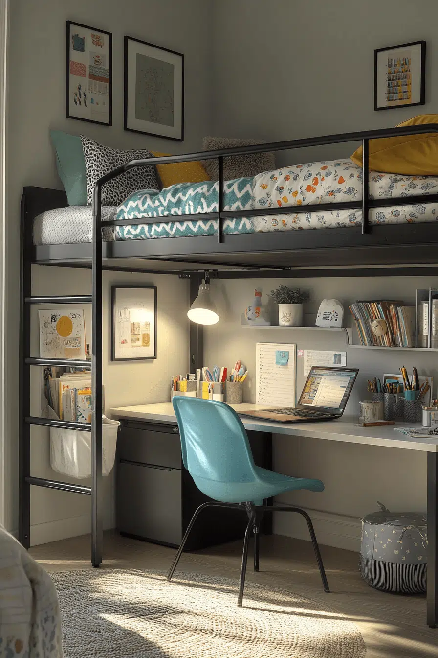 1 Study Spot Loft Bed