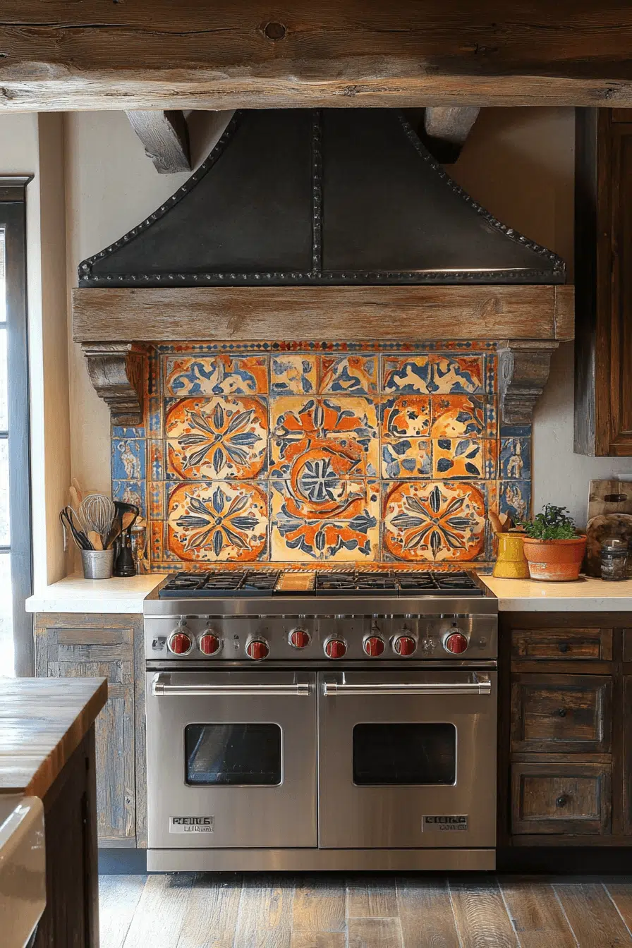 25 Backsplash Kitchen Ideas That Brighten Up Any Room 10 Artistic Handpainted Tile Backsplash