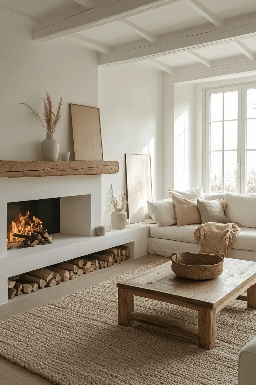 25 Fireplace Interior Ideas To Create A Beautiful Focal Point 10 Scandinavian Fireplace Design Simplicity
