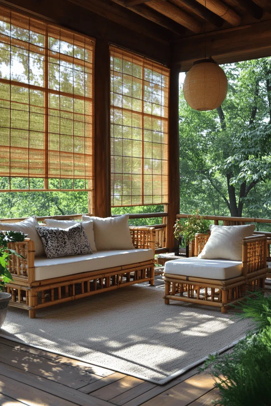 25 Scandinavian Japanese Interior Ideas For A Harmonious Space 10 Shoji Screen Sunlit Porch