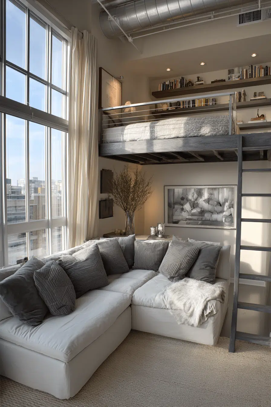 25 Loft Beds For Small Rooms That Make The Most Of Every Inch 11 High Rise Sleeper Bed