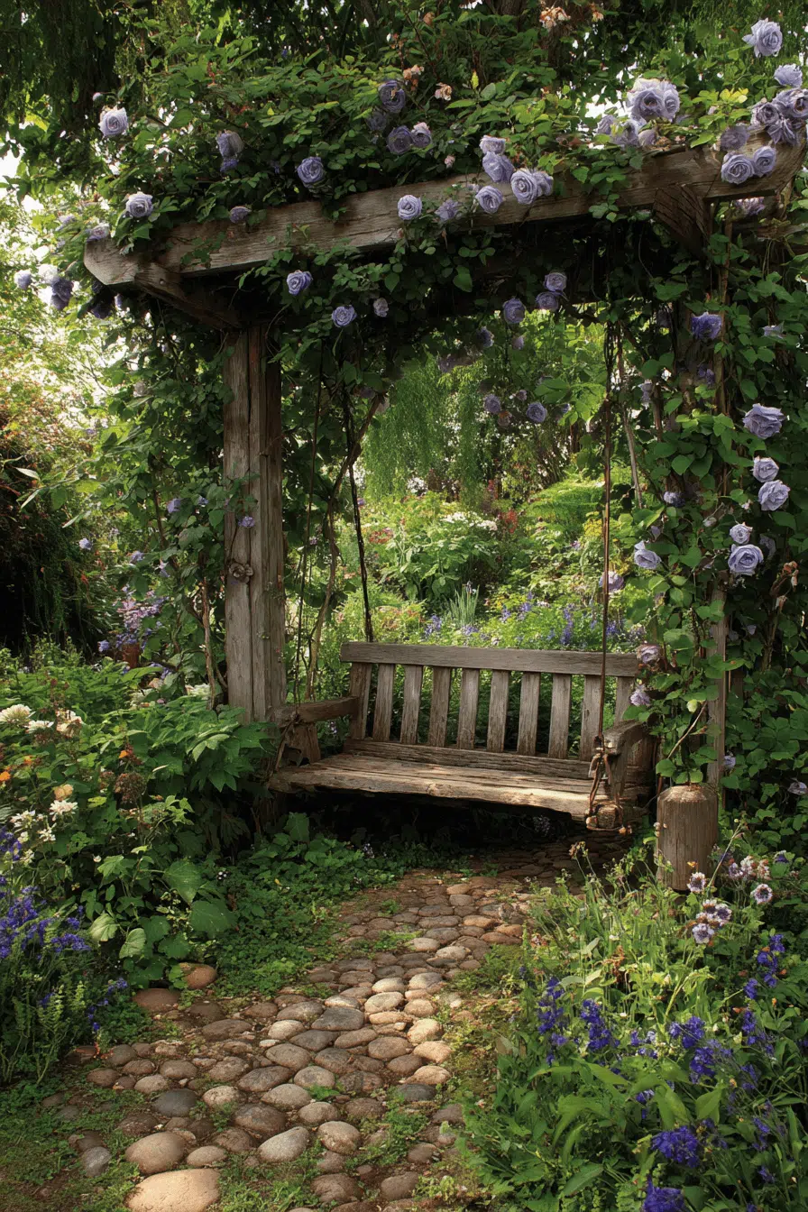 25 Antique Yard Decor Ideas For A Classic Vintage Vibe 12 Arbor Escape Vintage Style