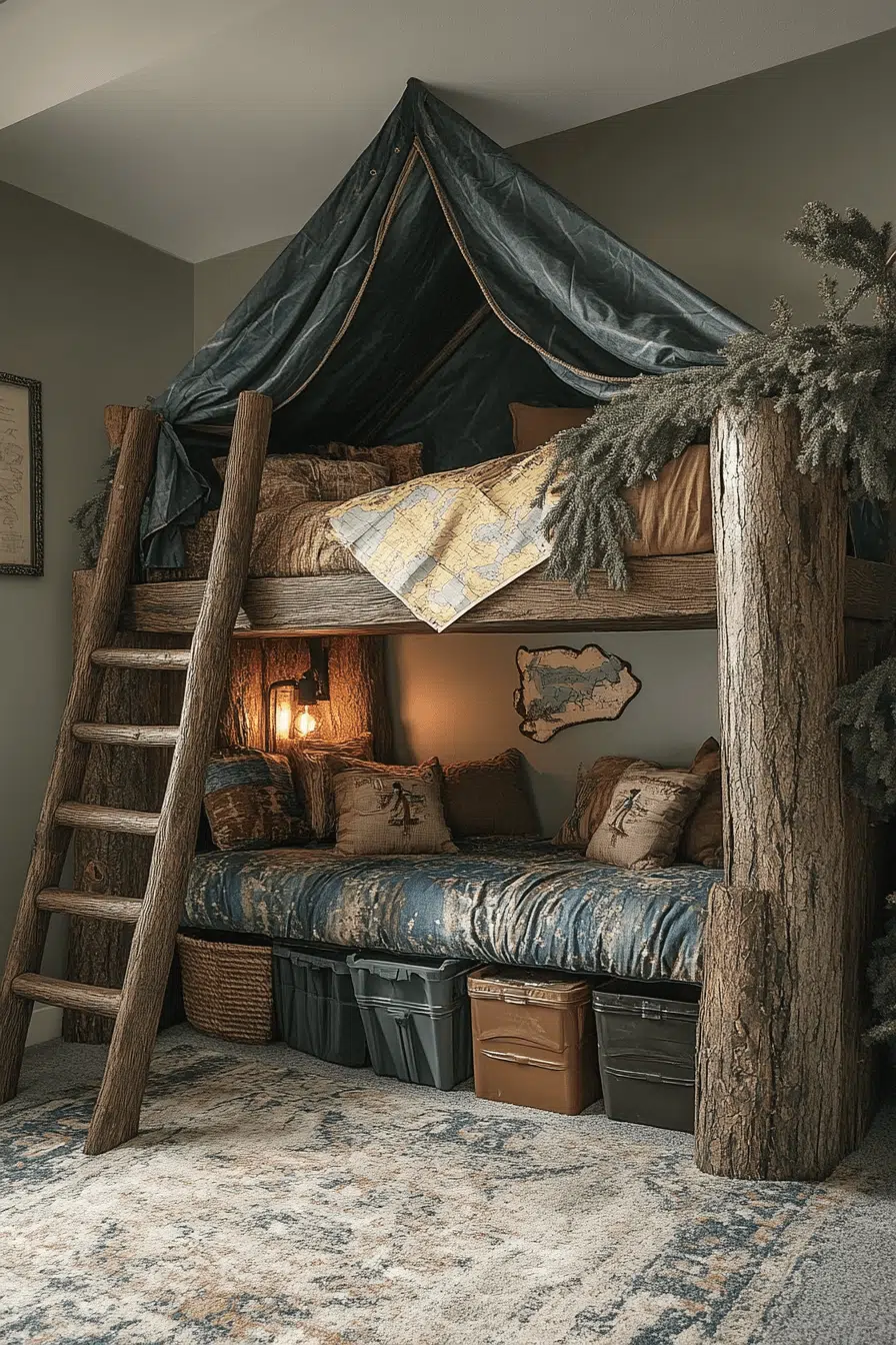 25 Loft Beds For Small Rooms That Make The Most Of Every Inch 12 Camp Style Loft Retreat