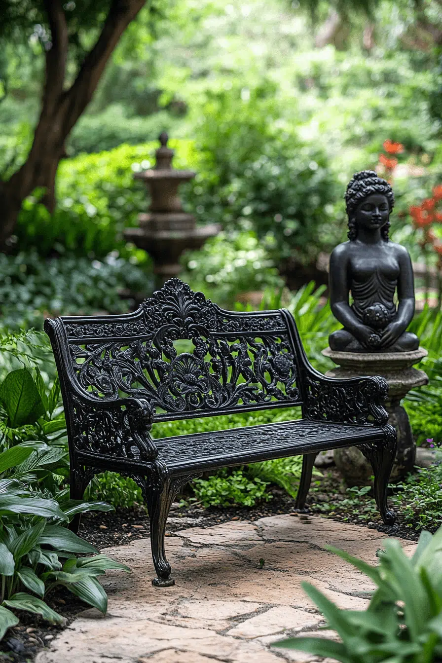 25 Antique Farmhouse Decor Ideas For A Relaxed Country Home Feel 12 Traditional Garden Accent Decor