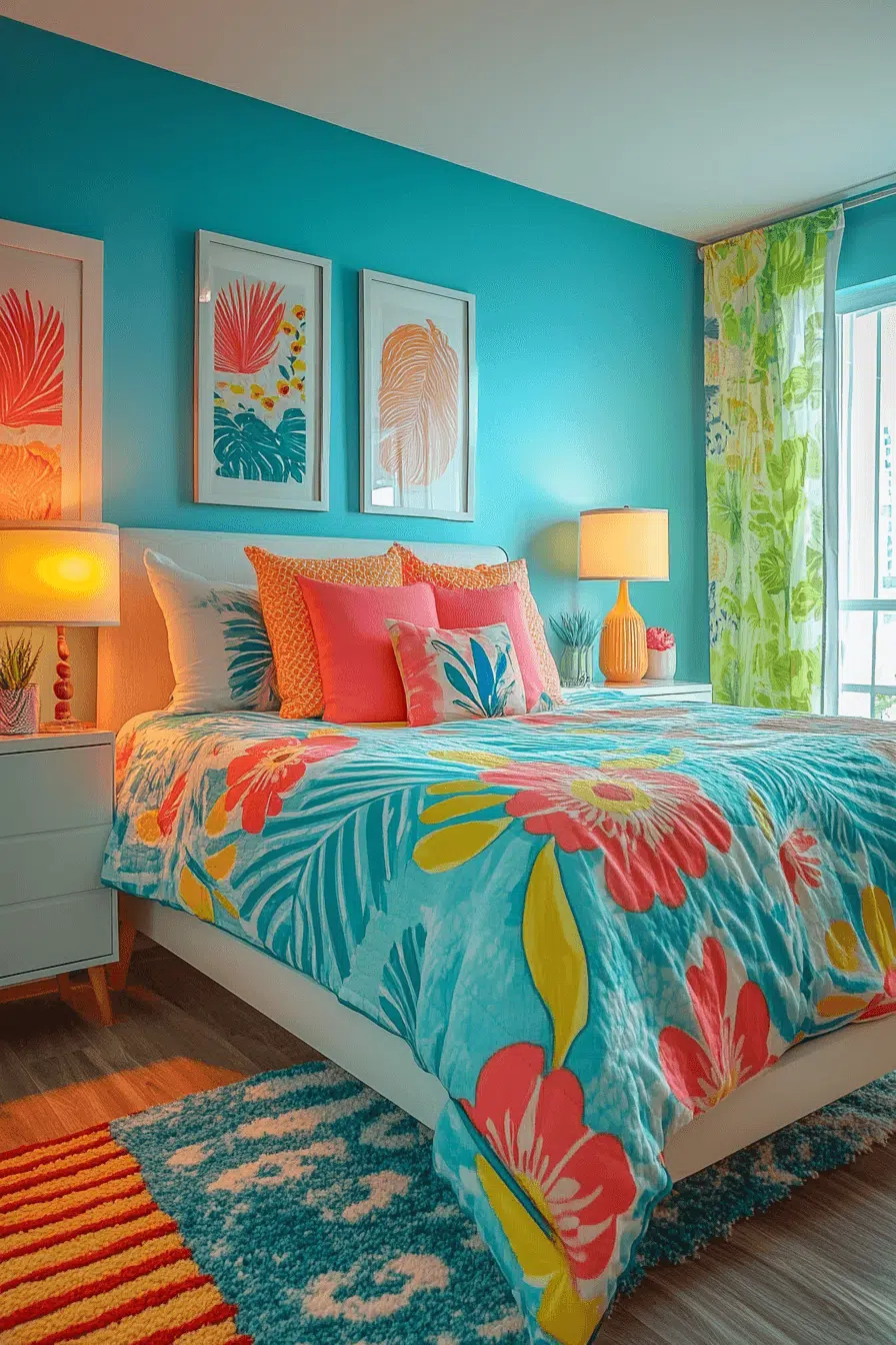 25 Guest Room Ideas That Make Every Stay Special 13 Bright Bold Guest Room