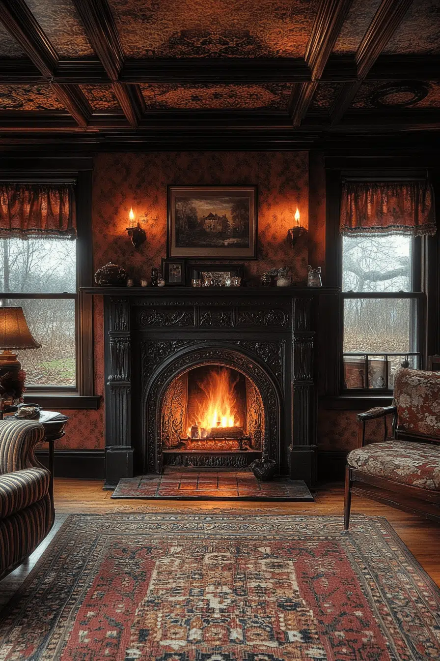 25 Fireplace Interior Ideas To Create A Beautiful Focal Point 13 Simple Cast Iron Hearth
