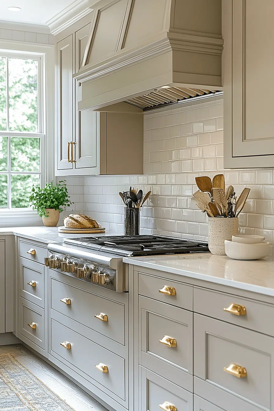25 Neutral Kitchen Cabinets For A Versatile Beautiful Kitchen 14 Dreamy Pale Parchment