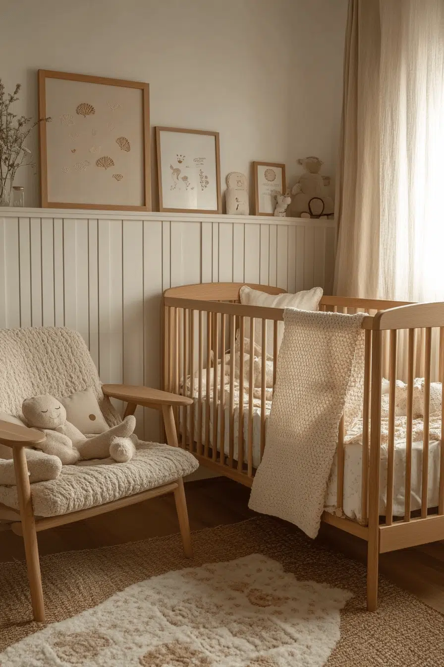 25 Scandinavian Japanese Interior Ideas For A Harmonious Space 14 Soft Toned Baby Room