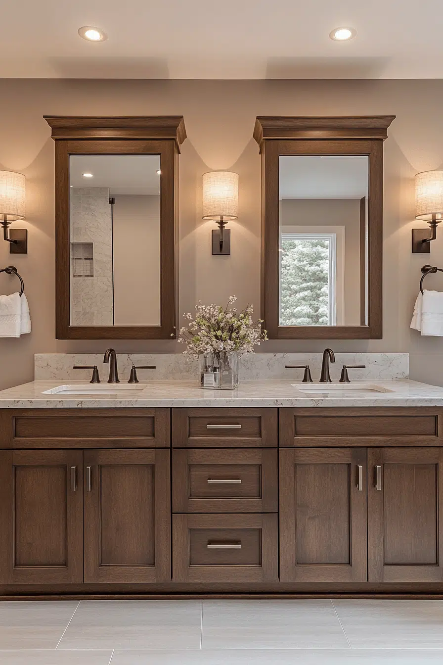 25 Luxury Bathroom Design Ideas To Create A Truly Serene Space 14 Sophisticated Balanced Bathroom Space