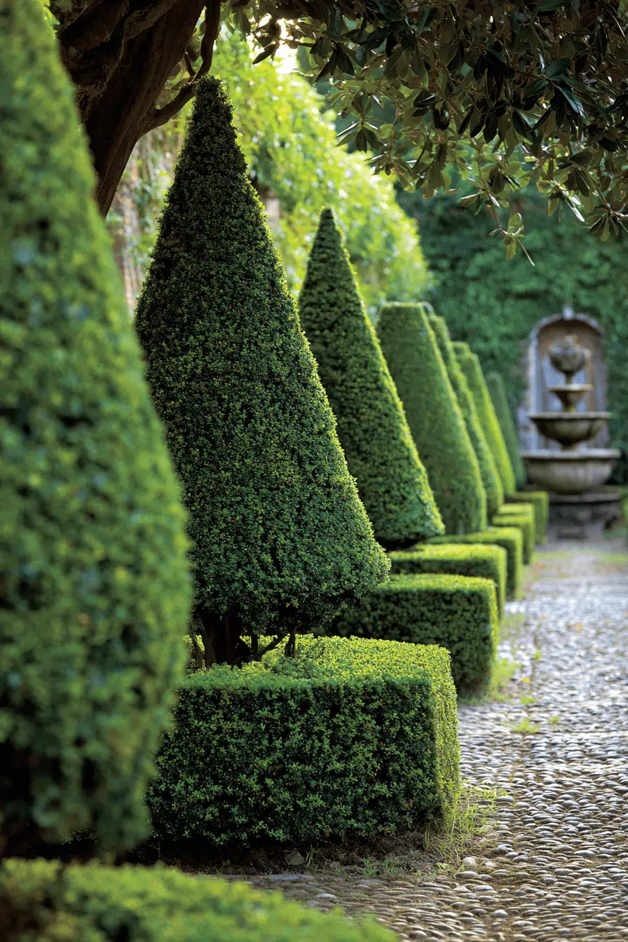 25 Antique Yard Decor Ideas For A Classic Vintage Vibe 16 Renaissance Inspired Garden Topiary