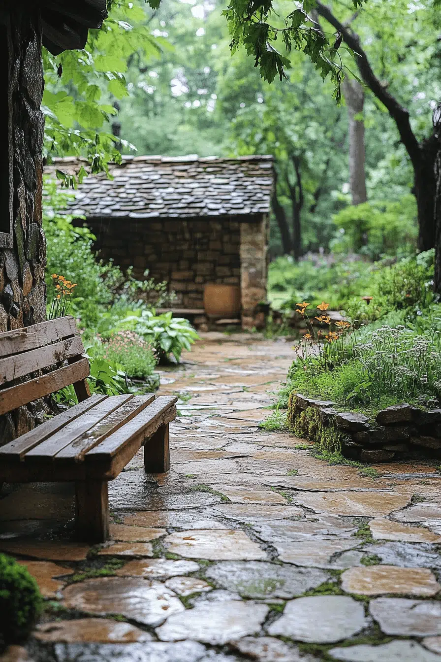 25 Wabi Sabi Garden Inspirations For A Peaceful Escape 16 Time Worn Patio Designs